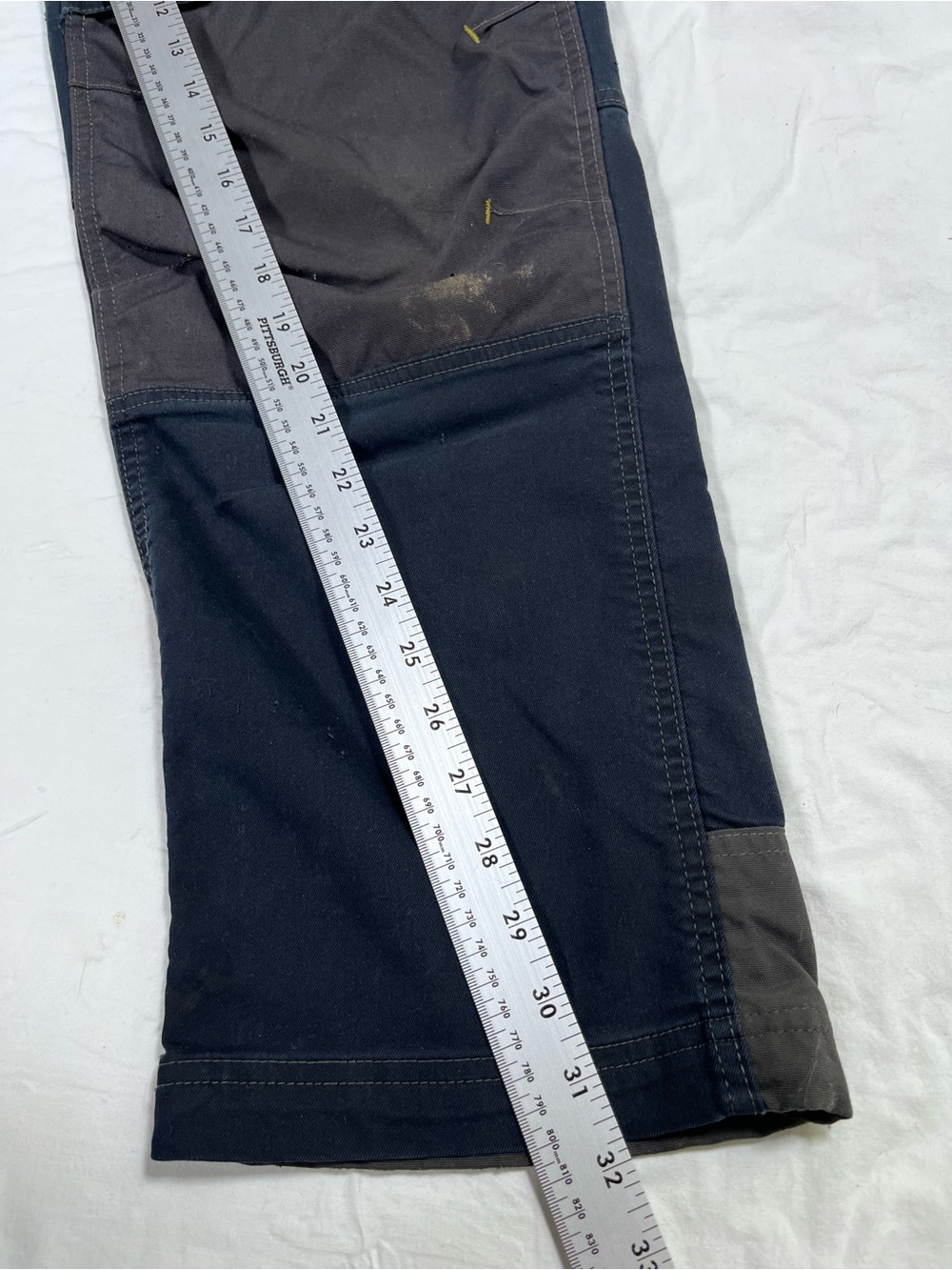 Caterpillar CAT Men’s Work Pants 28X34 Black Gray - Picture 12 of 16